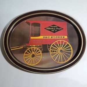 Vintage Great Atlantic & Pacific Tea co serving tray